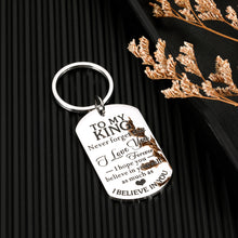 Load image into Gallery viewer, Christmas Anniversary Valentines Day Gifts for Boyfriend Husband to My King Birthday Gifts for Him Boy Male Wedding Jewelry for Men Groom Fiance I Love You Gifts for Lover Sweetheart Soulmate Couple
