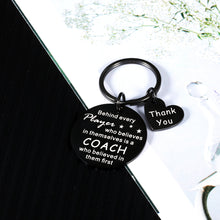 Load image into Gallery viewer, Coach Appreciation Gifts for Him Her, Thank You Gifts for Coach Leader, Volleyball Softball Soccer Basketball Football Coach Gifts Birthday Christmas Anniversary Best Coach Keychain for Coach Mom Dad
