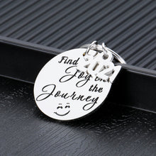 Load image into Gallery viewer, Funny Camper Accessories Gifts Keychain for Travel Trailers Rv Campers Women Men Friends Retirement Boss Coworker Christmas Birthday Graduation Wedding Jewelry Find Joy in The Journey Camping Trailer
