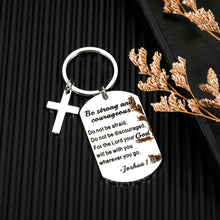 Load image into Gallery viewer, Inspirational Christian Gifts for Women Men Faith Bible Verse Gifts for Kids Teens Religious Keychain for Godson Goddaughter Easter Prayer Birthday Christmas Anniversary Graduation for Boys Girls BFF
