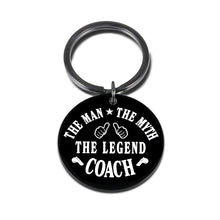 Load image into Gallery viewer, Coach Gifts for Him Appreciation Thank You Gifts for Men Great Coach Keychain for Basketball Softball Volleyball Football Soccer Swimming Coach Leader Boss Manager on Birthday Anniversary Christmas
