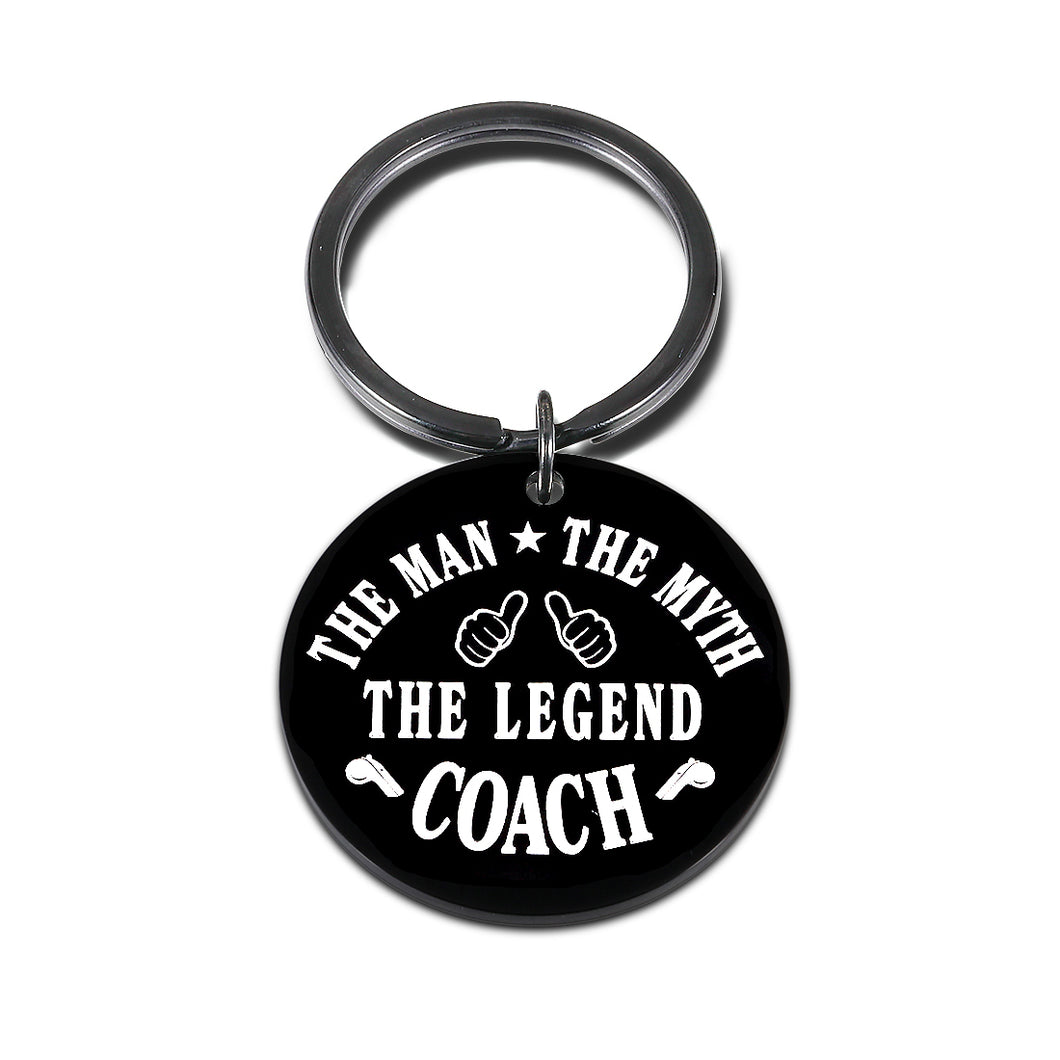 Coach Gifts for Him Appreciation Thank You Gifts for Men Great Coach Keychain for Basketball Softball Volleyball Football Soccer Swimming Coach Leader Boss Manager on Birthday Anniversary Christmas