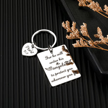 Load image into Gallery viewer, Bible Verse Keychain Christian Giftt for Women Men Religious Faith Easter Prayer Giftt for Her Him Male Female Inspirational Christmas Birthday Anniversary Giftt for Kids Teens Boys Girls Friends BFF
