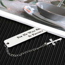 Load image into Gallery viewer, Christmas Religious Inspirational Gifts for Men Christian Gifts for Women Faith Motivational Bible Verse Birthday Anniversary Easter Bookmarks for Kids Teen Boys Girls Godson Goddaughter Godfather
