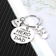 Load image into Gallery viewer, Fathers Day Dad Gift from Son Daughter, Dad Birthday Gift from Kids Best Dad Keychain for Daddy Father Stepdad New Dad to Be Anniversary Valentine Christmas Gift for Him Papa Dad in Law Father in Law
