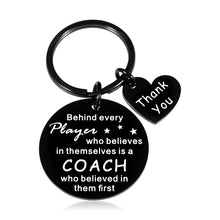 Load image into Gallery viewer, Coach Appreciation Gifts for Him Her, Thank You Gifts for Coach Leader, Volleyball Softball Soccer Basketball Football Coach Gifts Birthday Christmas Anniversary Best Coach Keychain for Coach Mom Dad
