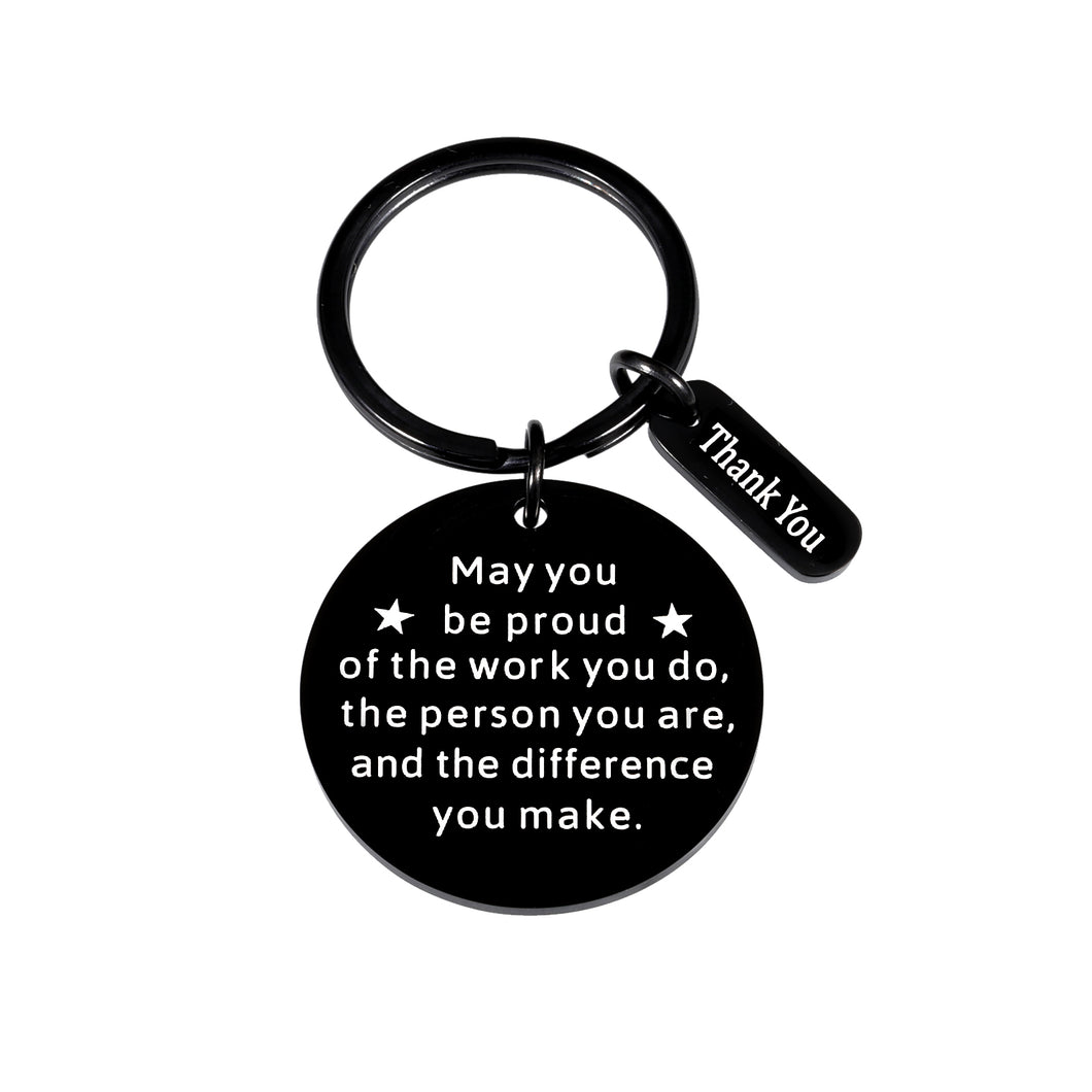 Appreciation Gifts for Coworker Colleague Boss Leader Boss Day Inspirational Keychain for Office Male Female Employee Birthday Christmas Retirement Farewell Gifts for Women Men Work Partner Friends