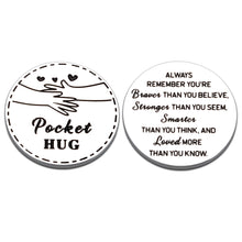 Load image into Gallery viewer, Inspirational Appreciation Gifts for Him Her Christmas Birthday Anniversary Valentines Gift for Kids Teens Lover Pocket Hug Token Leaving Retirement Going Away Gifts for Friends BFF Office Male Female
