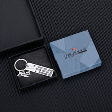 Load image into Gallery viewer, Long Distance Relationship Keychain Gifts for Boyfriend Girlfriend Couple Christmas Valentine&#39;s Day Birthday Anniversary Present I Love You More Than The Mile Between Us Jewelry for Husband Wife Lover
