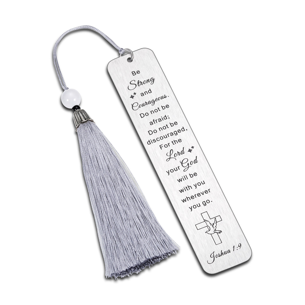 Inspirational Religious Christian Gift for Women Men Bible Verse Baptism Easter Gift for Him Her Boys Girls Godchild Birthday Anniversary Christmas Catholic Bookmark for Communion Godson Goddaughter