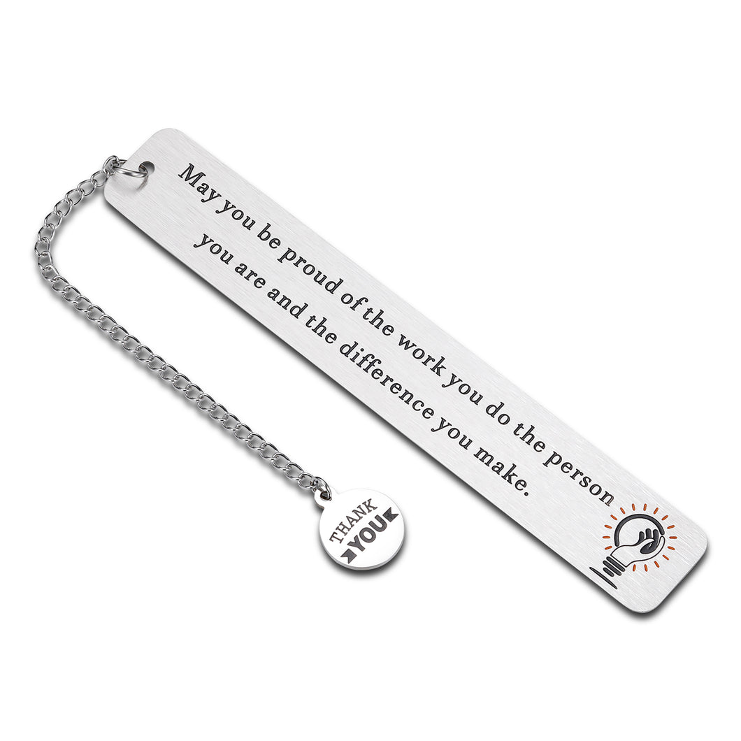 Appreciation Gifts for Employee Coworker Thank You Gift for Boss Teacher Nurse Coach Thanksgiving Birthday Anniversary Christmas Promotion Gift for Men Women Retirement Farewell Inspirational Bookmark