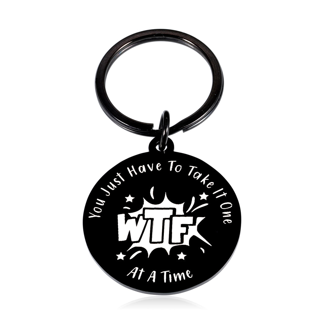 Funny Inspirational Gift for Son Daughter, Graduation Gift for Kids Teens Students Support Keychain Promotion Gift for Him Her Friend BFF Coworker Employee Office Male Female Birthday Christmas Gift
