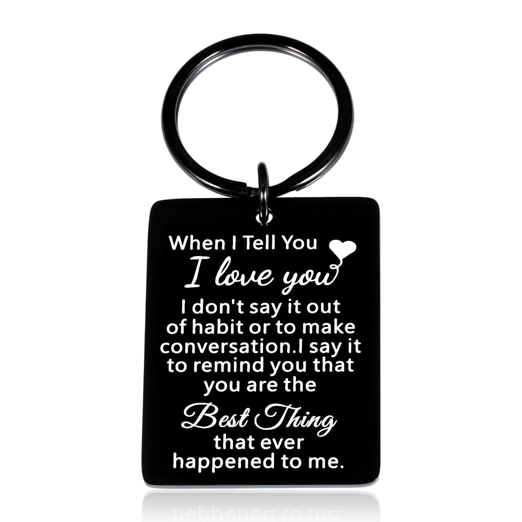I Love You Gifts Valentines Day Anniversary Jewelry for Him Her Boyfriend Husband Birthday Wedding Engagement Christmas Long Distance Relationship Miss You Gift for Men Women Lover Couple Spouse Half
