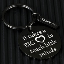Load image into Gallery viewer, Teacher Appreciation Gifts Keychain for Women Men Teachers&#39; Day Graduation End of Year Best Teacher Jewelry for Teachers Friends Birthday Christmas Thanksgiving Thank You Keyring for Her Him
