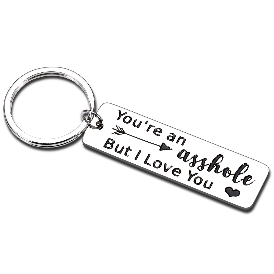 Christmas Funny Gifts for Him Boyfriend Husband Lover Couple Valentines Day Anniversary Wedding Jewelry for Man Fiance Bridegroom Sweetheart Half Spouse Graduation Back to School Gifts for Friends BFF