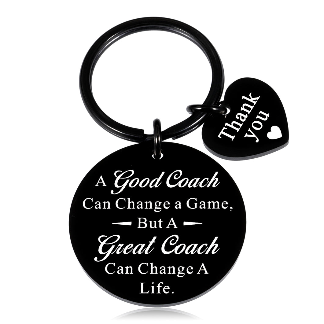 Coach Appreciation Gifts for Men Thank You Thanksgiving Birthday Gifts for Basketball Volleyball Anniversary Christmas Retirement Gifts for Him Football Soccer Best Coach Promotion Gifts Team Keychain