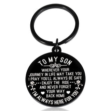 Load image into Gallery viewer, Son Gift for Son Inspirational Gift for Sons from Mom Dad Birthday Graduation Anniversary Valentines Christmas Wedding Come of Age Leaving Jewelry for Him Kids Young Sons Adult Sons Stepson son in Law
