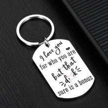 Load image into Gallery viewer, Funny I Love You Keychain Boyfriendg Gifts for Him Men Husband from Girlfriend Wife Couples Valentines Day Anniversary Gift for Fiance Bridegroom Gag Wedding Birthday Key Chains for Lover Couple
