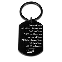 Load image into Gallery viewer, 2021 Graduation Gifts for Women Men Senior Student Inspirational Grad Christmas Keychain Gift for Son Daughter Him Her Graduating Students from High School College University Graduation Present
